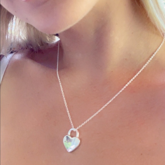 Sterling Silver 925 Heart Necklace - Picture 2 of 4